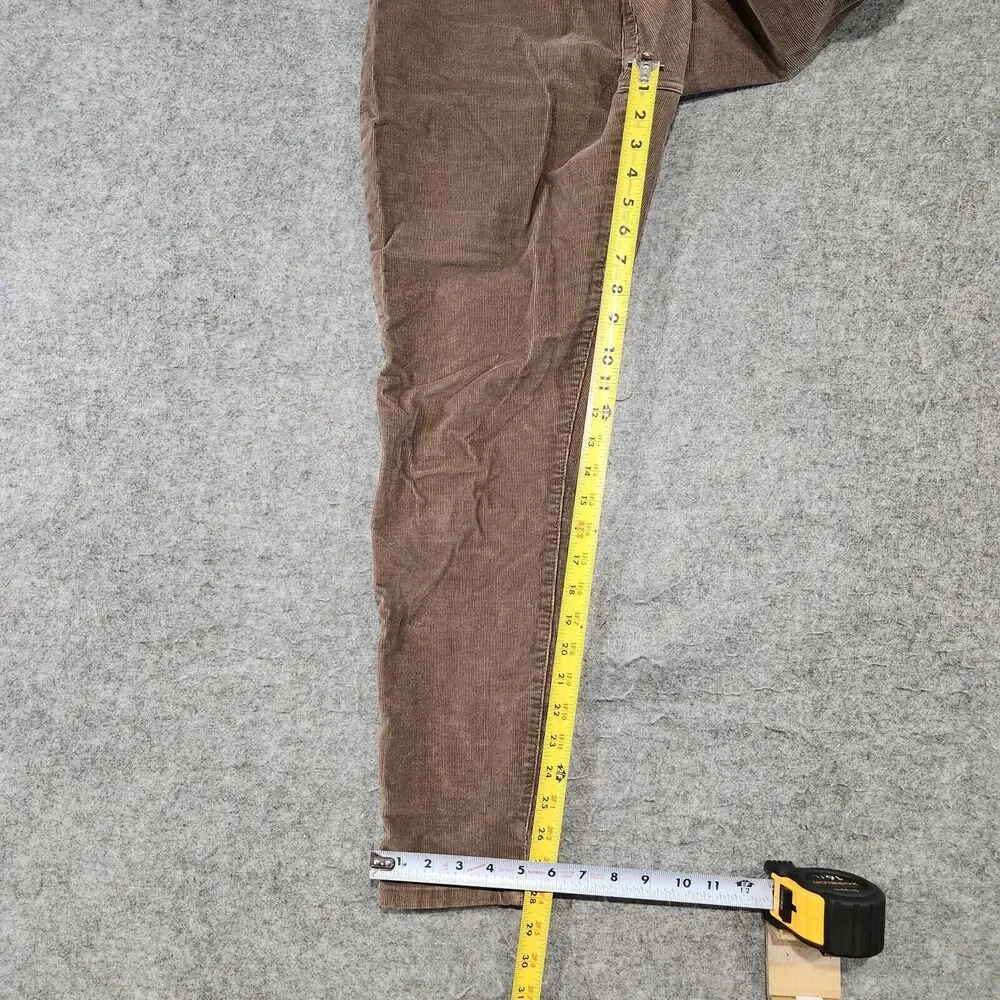 Patagonia Womens 32 Organic Cotton Everyday Cords Brown Corduroy Pants 32x28 - Picture 12 of 16